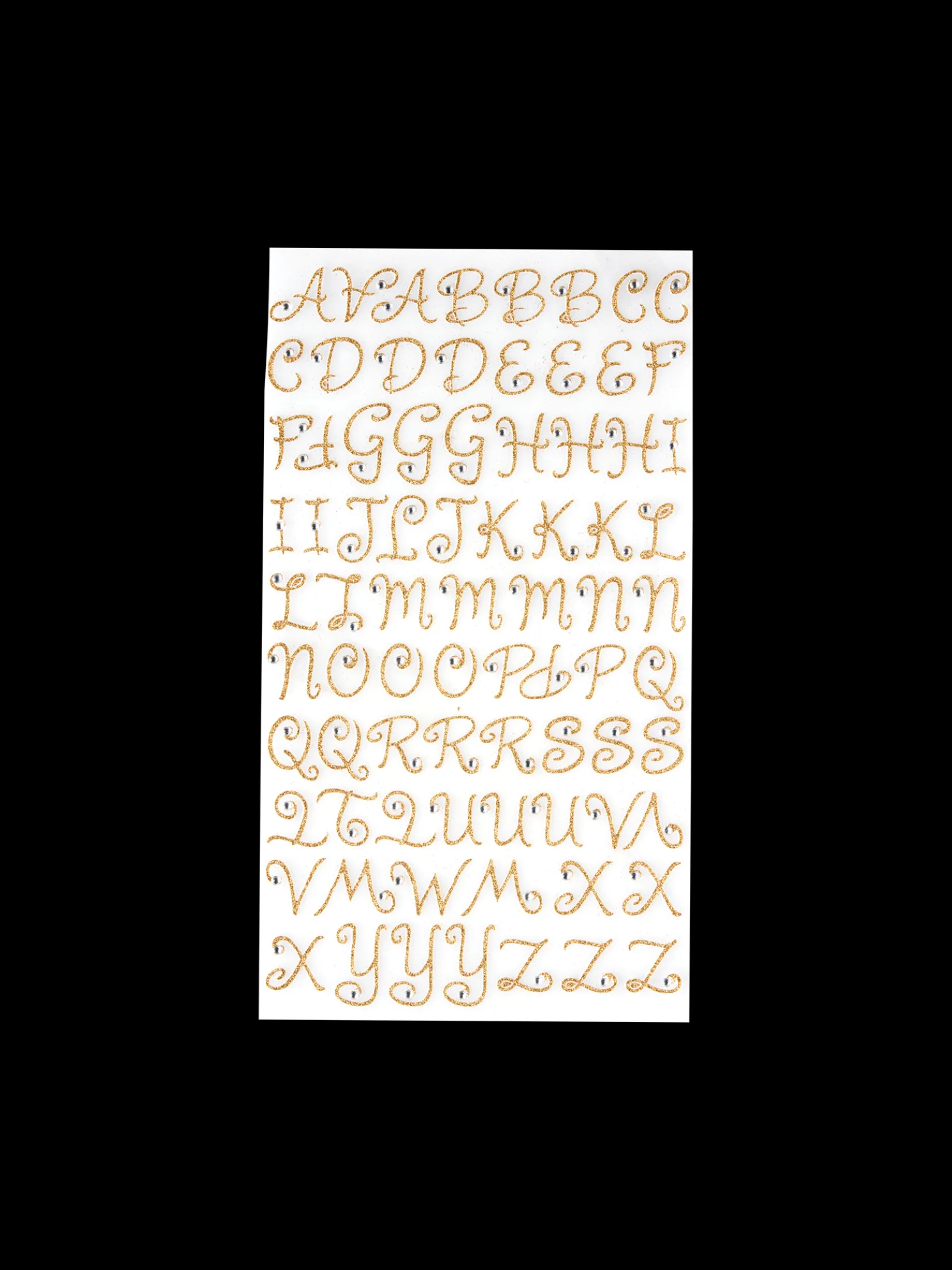 Buchstabenaufkleber