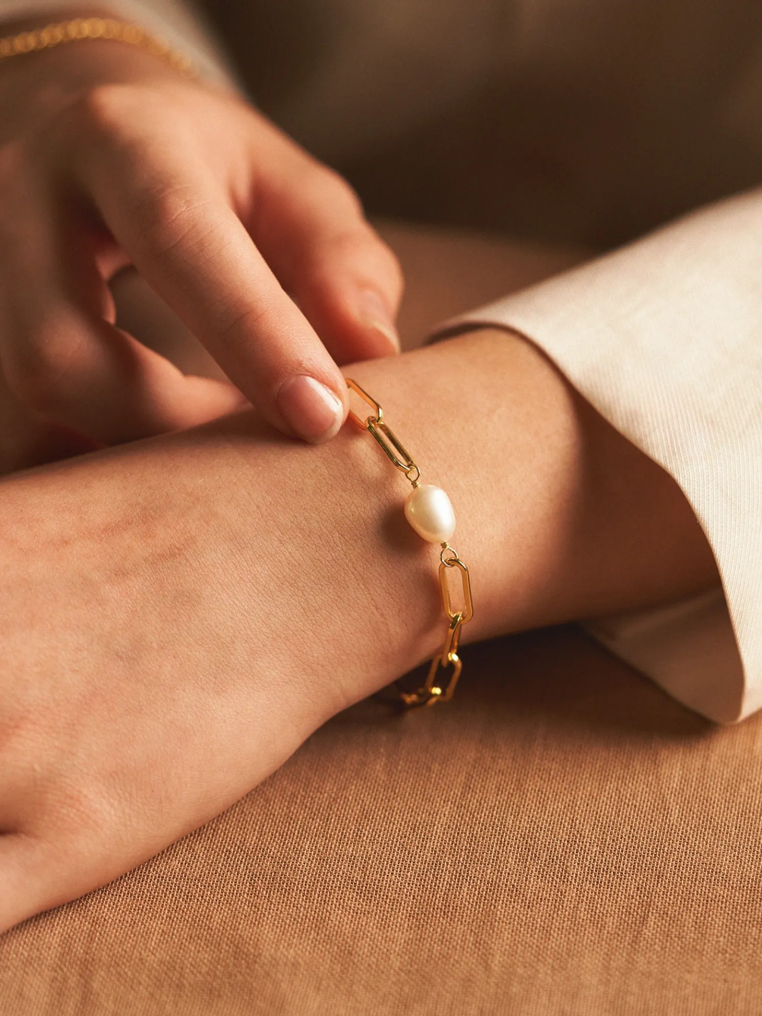 Chunky Perlenarmband