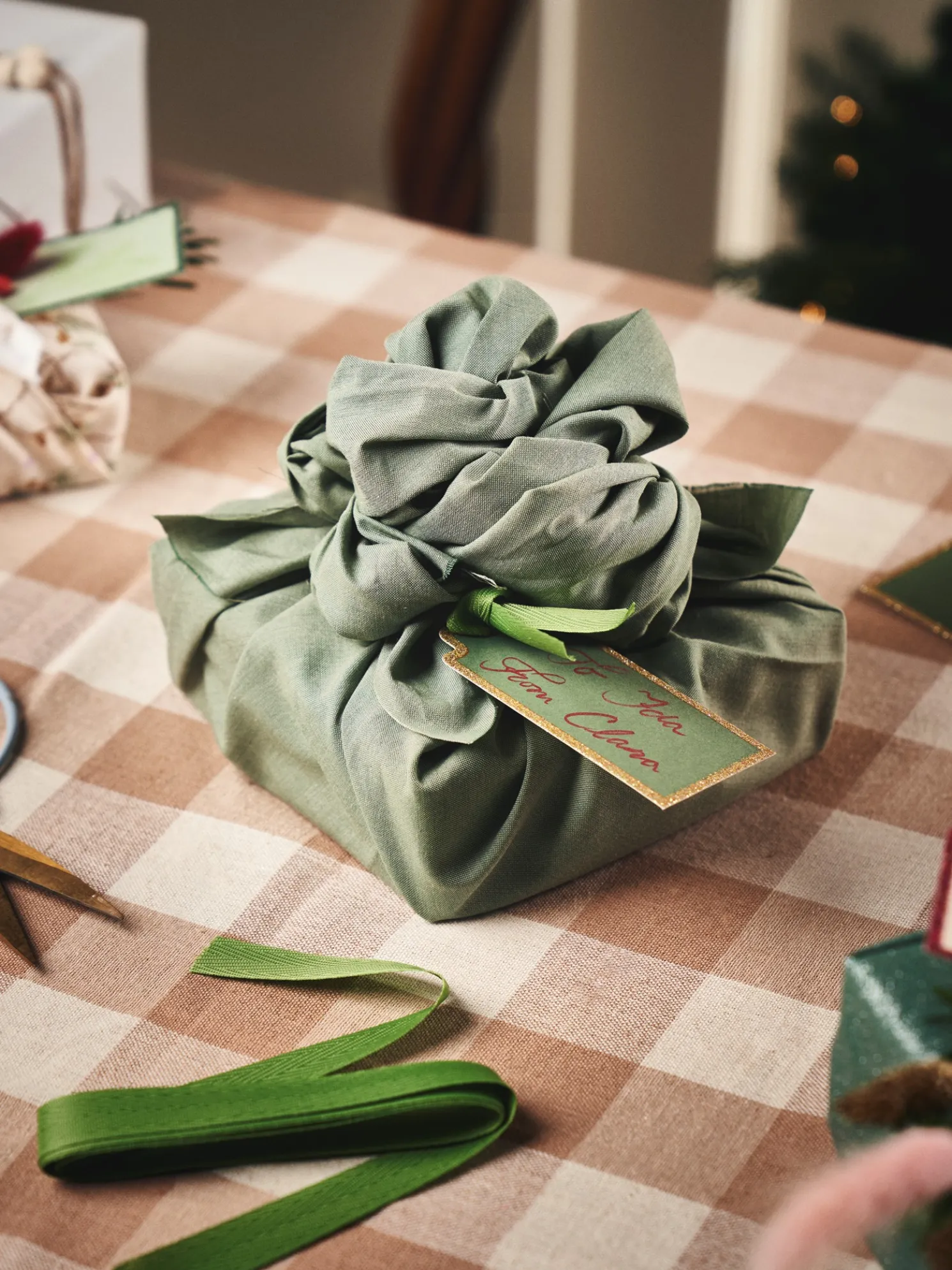Geschenkpapier Aus Stoff