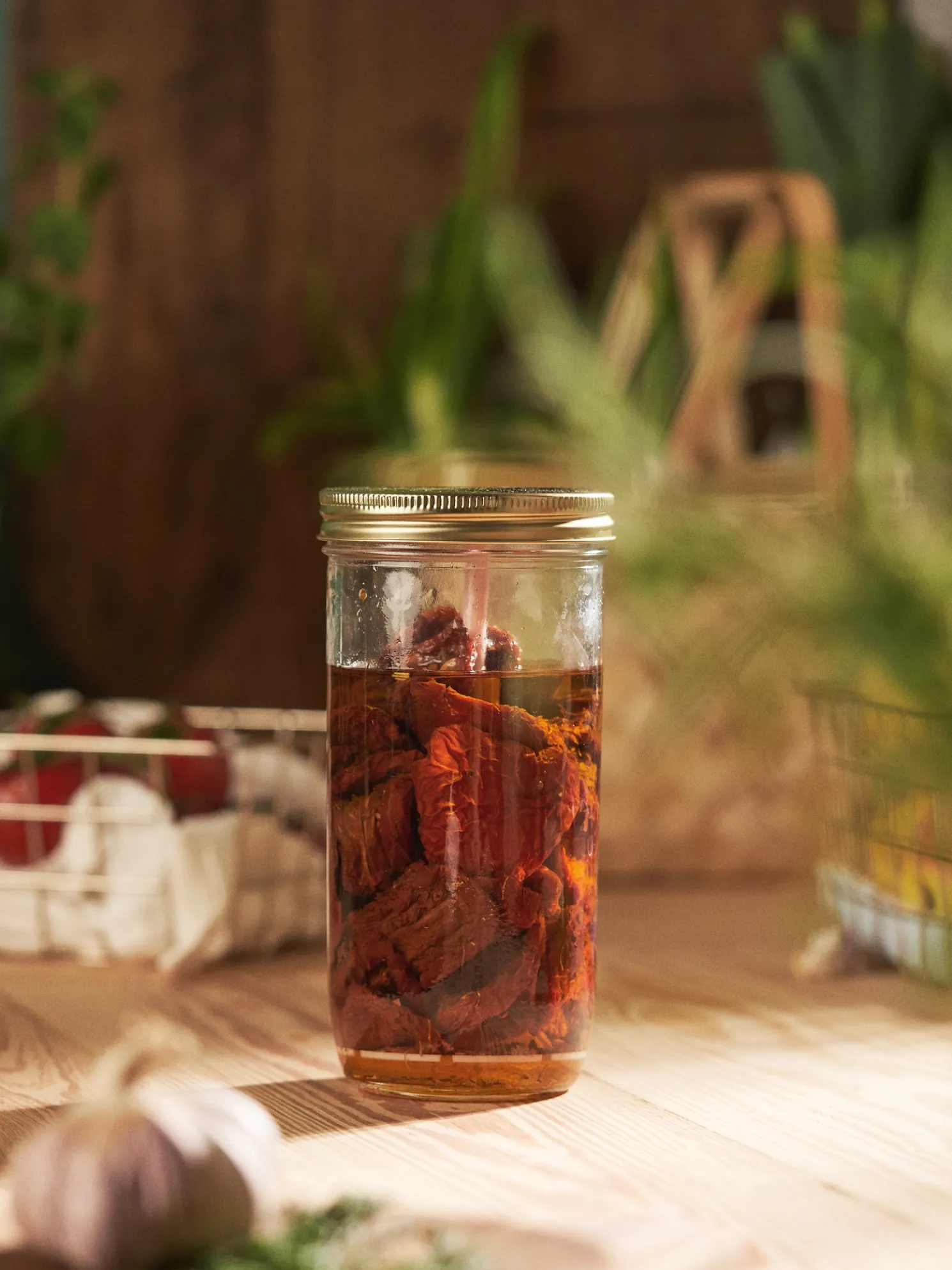 Glas Mit Sieb