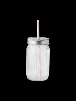 Glas Mit Strohhalm