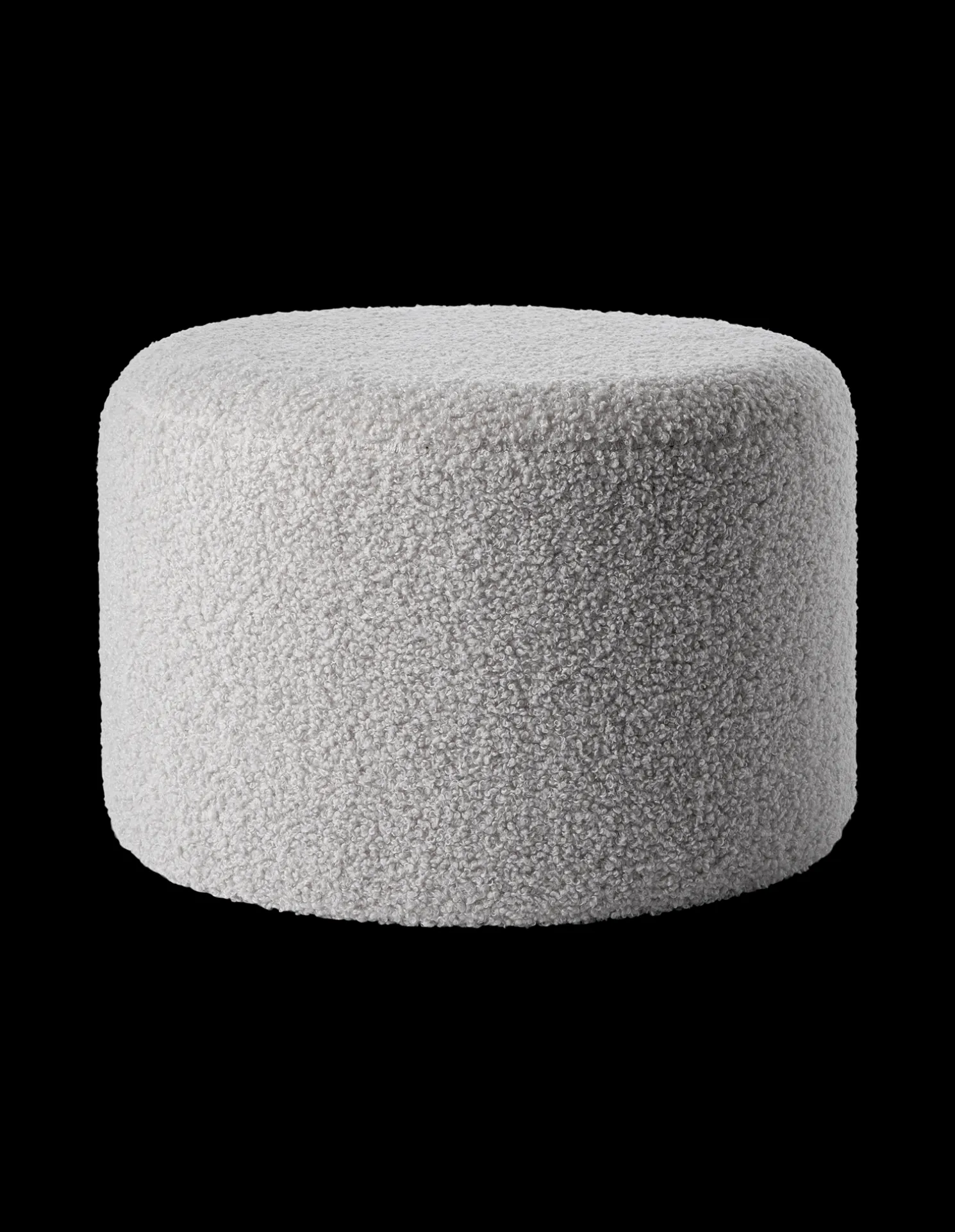 Hocker Mit Teddy-Stoff