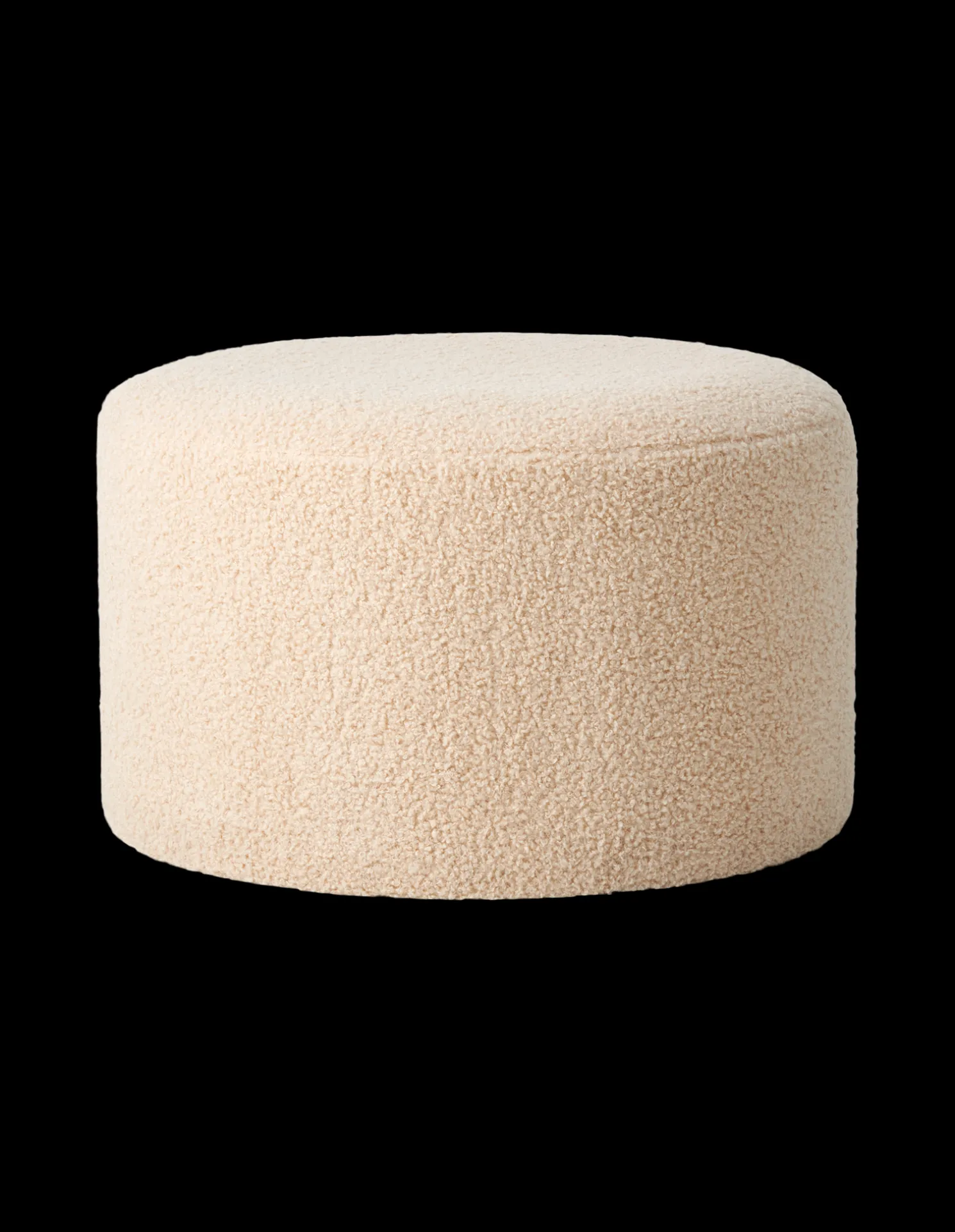 Hocker Mit Teddy-Stoff