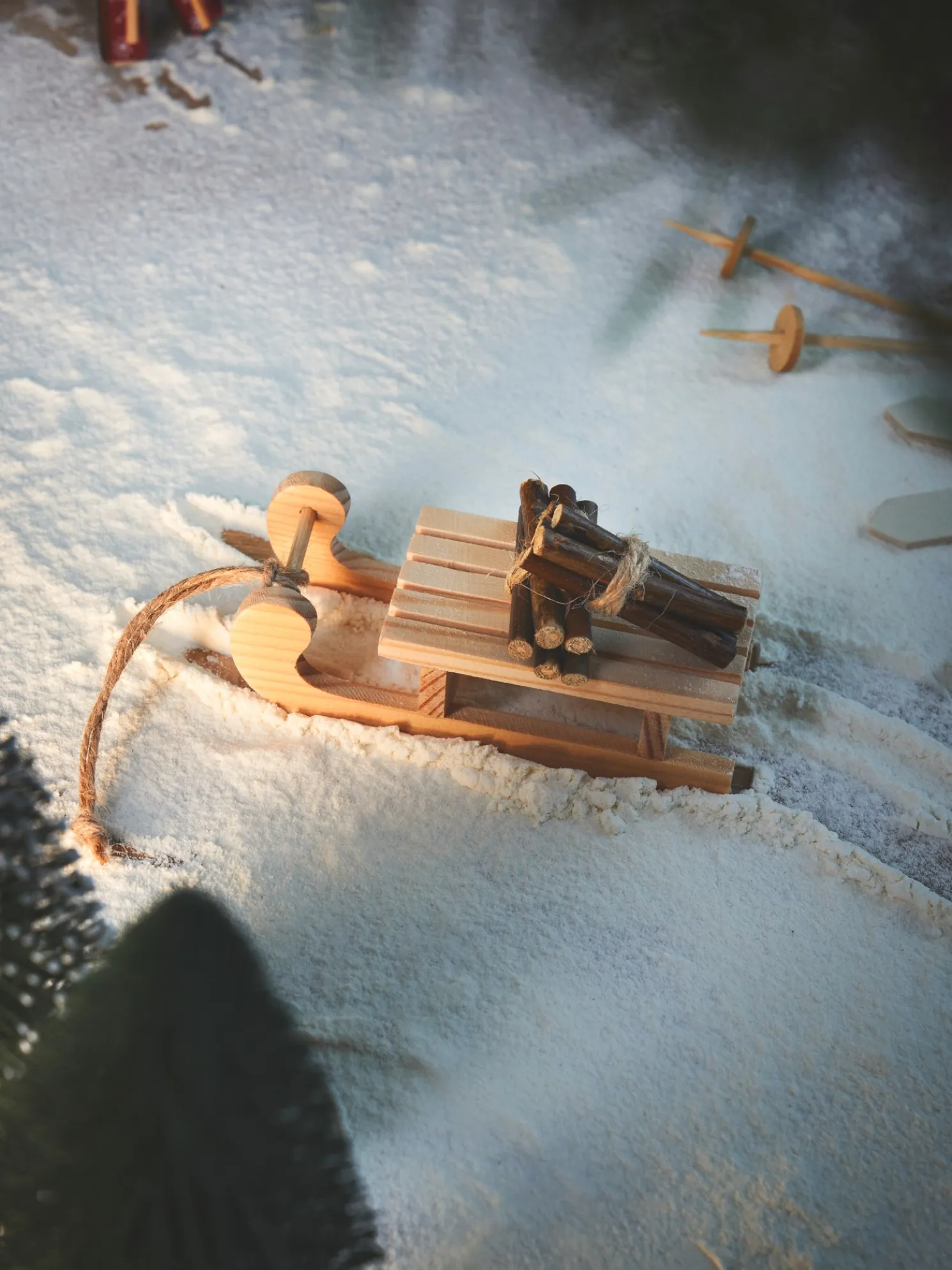 Miniatur-Schlitten