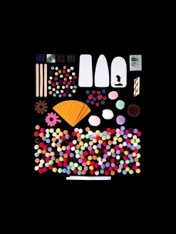 Pom-Pom-Eis-DIY-Set