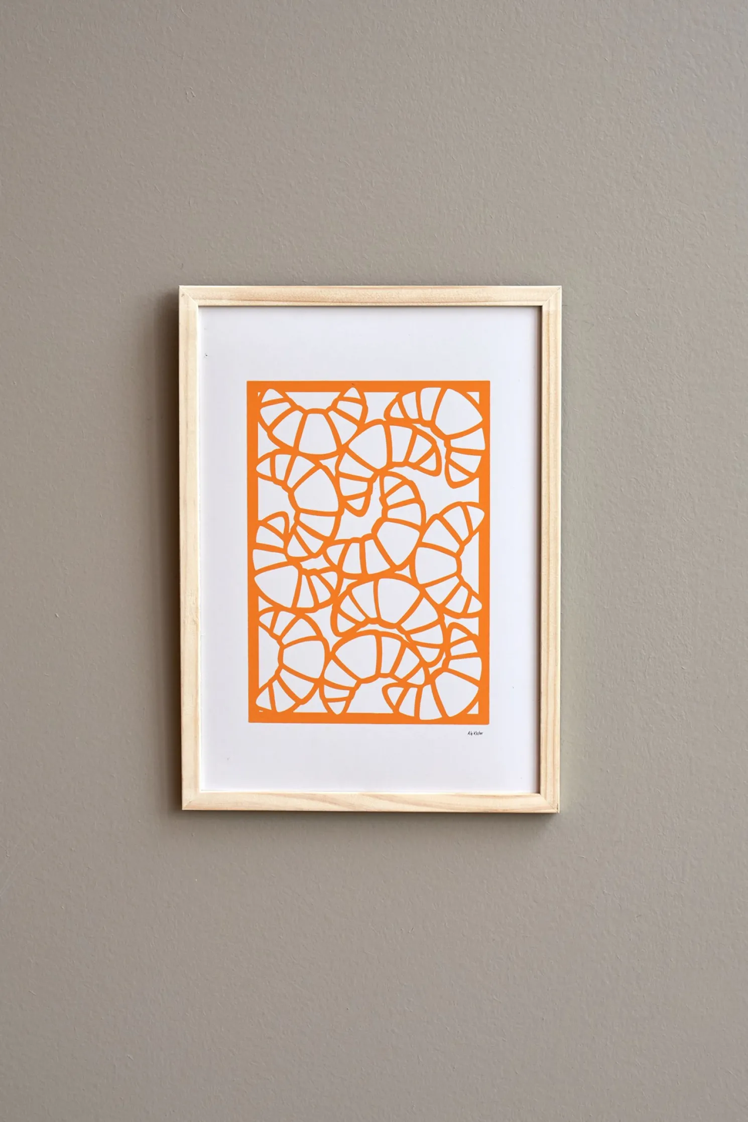 Poster Croissants A4