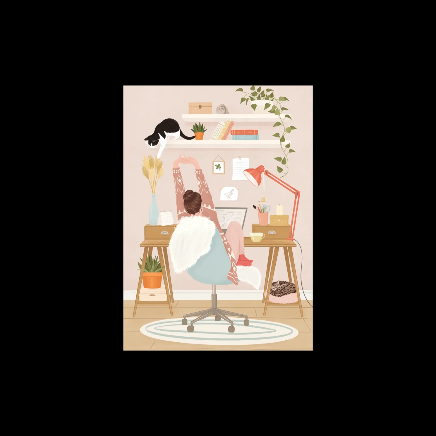 Poster Home Office A3