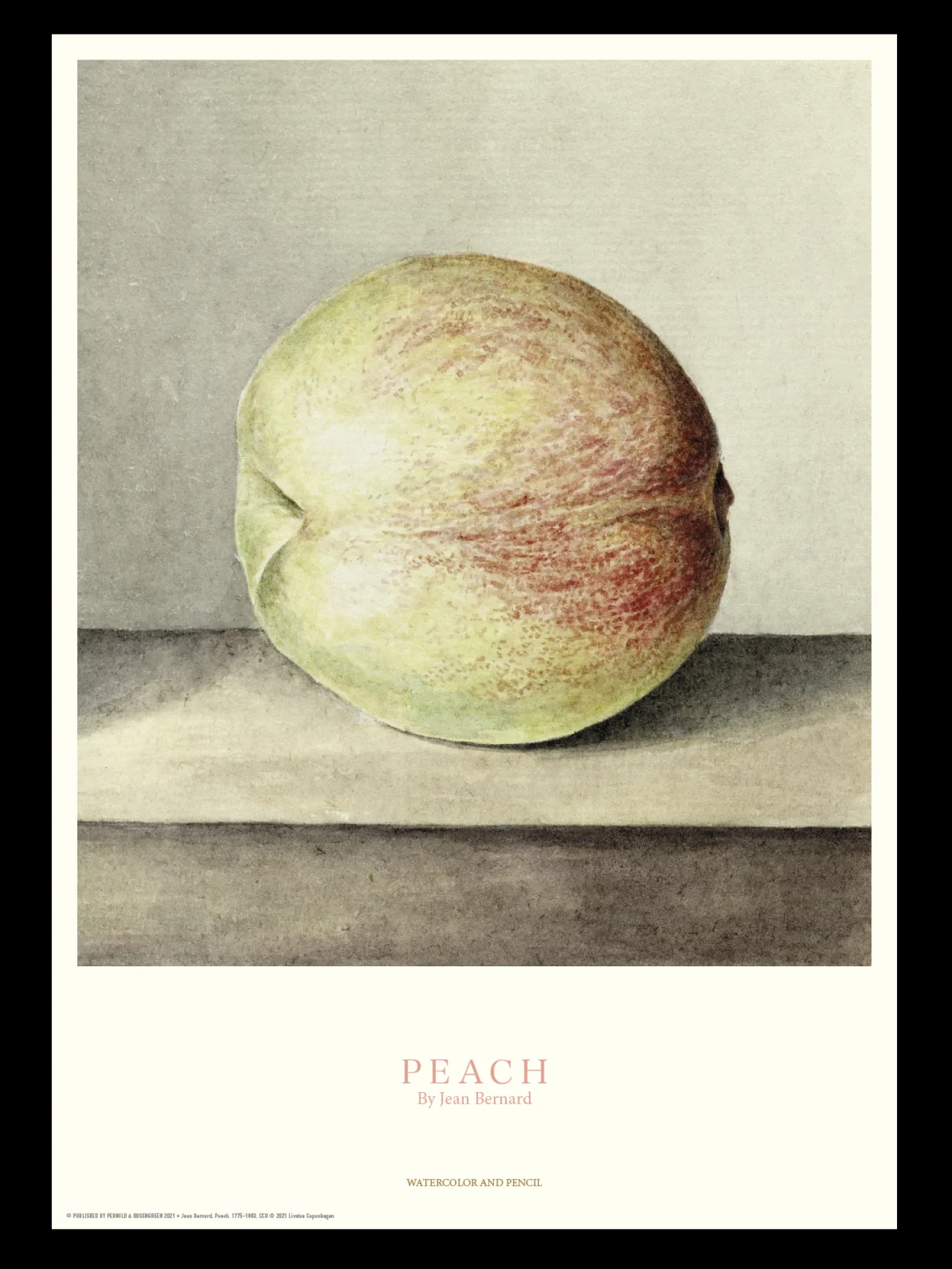 Poster Pfirsich 40 X 50