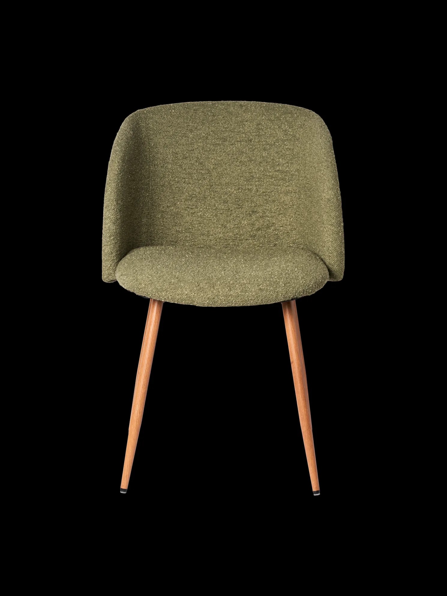 Stuhl Mit Bouclé-Stoff