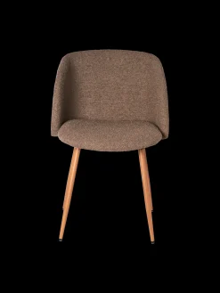Stuhl Mit Bouclé-Stoff