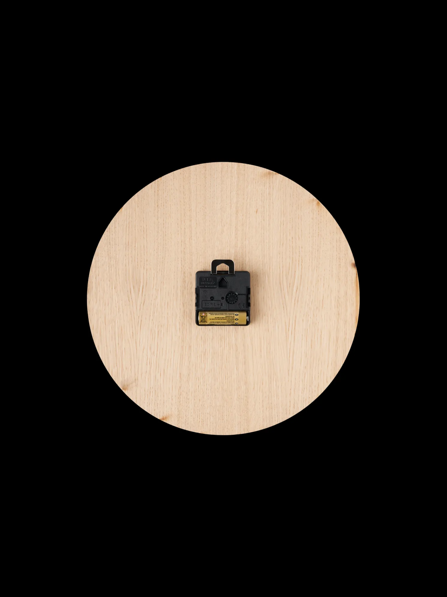Wanduhr Light Oak Ø28