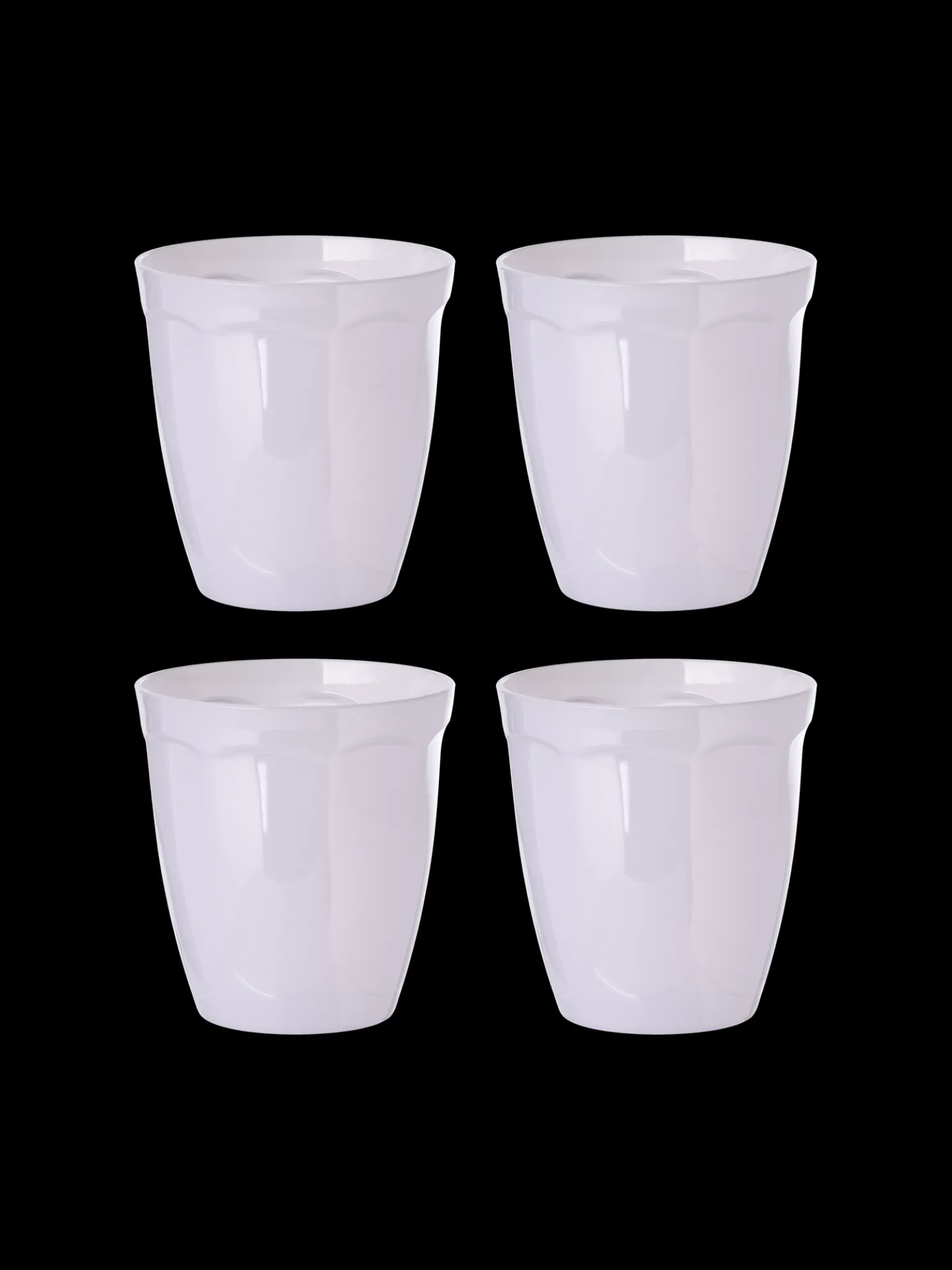 Wiederverwendbare Kunststoffgläser 4er-Pack