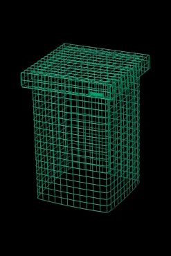 WIRE STOOL Hocker